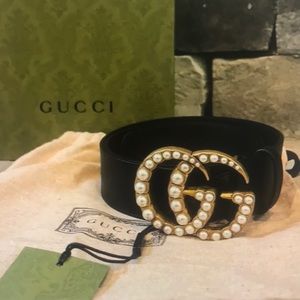 Gucci GG belt black belt